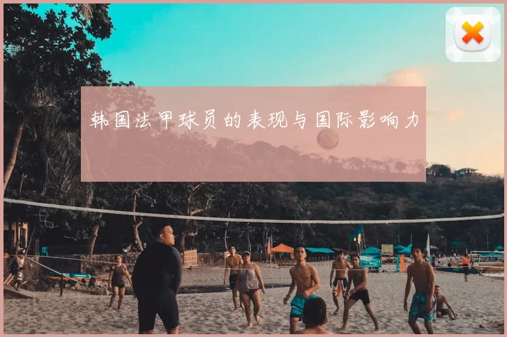韩国法甲球员的表现与国际影响力