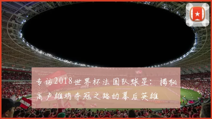 专访2018世界杯法国队球星:揭秘高卢雄鸡夺冠之路的幕后英雄