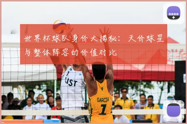 世界杯球队身价大揭秘：天价球星与整体阵容的价值对比